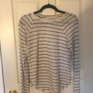Black and white striped long sleeve